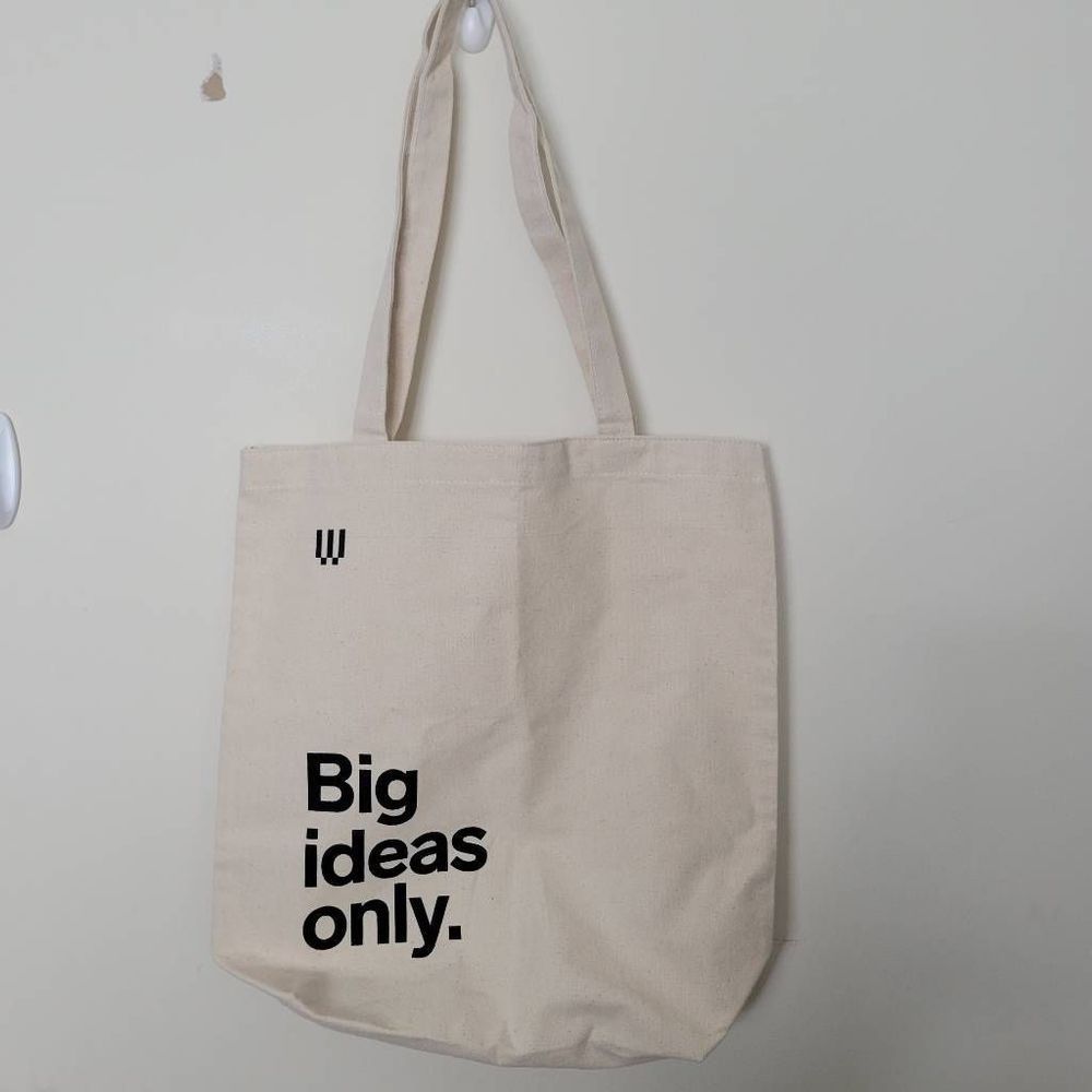 Wired Magazine Canvas Tote Bag - Big Ideas Only